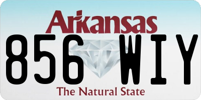 AR license plate 856WIY
