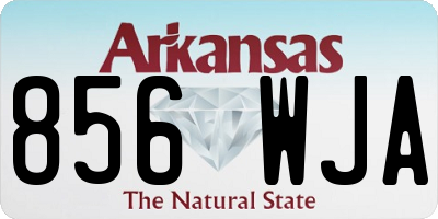 AR license plate 856WJA