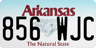 AR license plate 856WJC