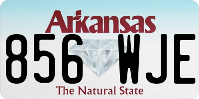 AR license plate 856WJE
