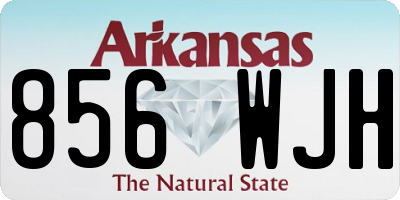 AR license plate 856WJH