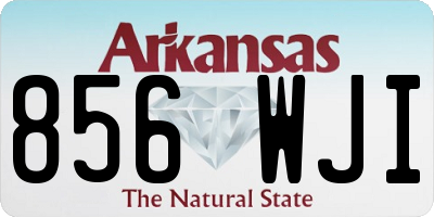 AR license plate 856WJI