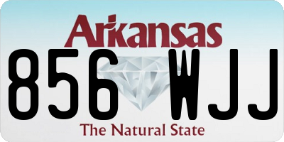 AR license plate 856WJJ
