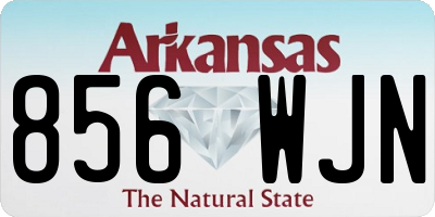 AR license plate 856WJN
