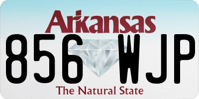 AR license plate 856WJP