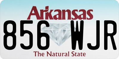 AR license plate 856WJR
