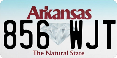 AR license plate 856WJT