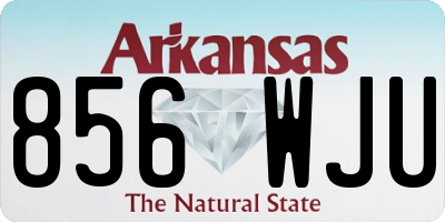 AR license plate 856WJU