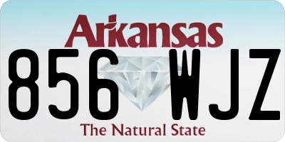 AR license plate 856WJZ