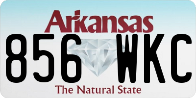 AR license plate 856WKC