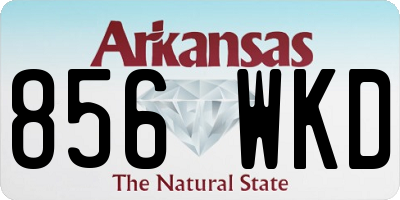 AR license plate 856WKD
