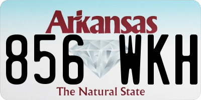 AR license plate 856WKH