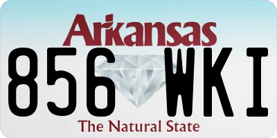 AR license plate 856WKI