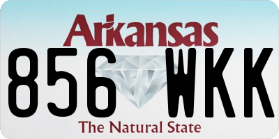 AR license plate 856WKK
