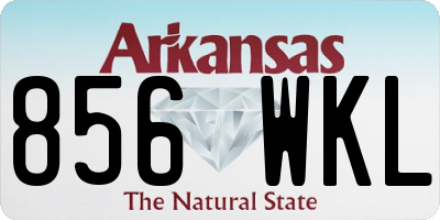 AR license plate 856WKL