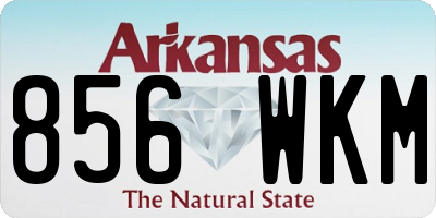 AR license plate 856WKM