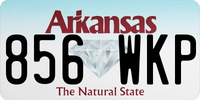 AR license plate 856WKP