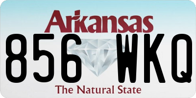 AR license plate 856WKQ