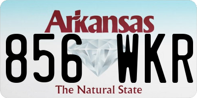 AR license plate 856WKR