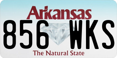 AR license plate 856WKS