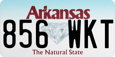 AR license plate 856WKT