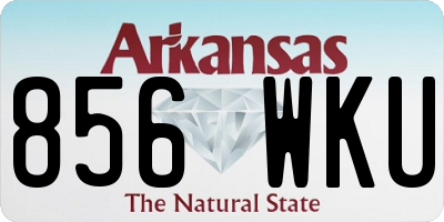 AR license plate 856WKU