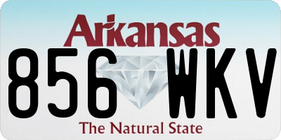 AR license plate 856WKV
