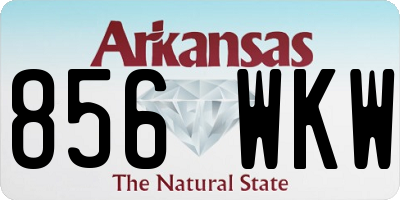 AR license plate 856WKW