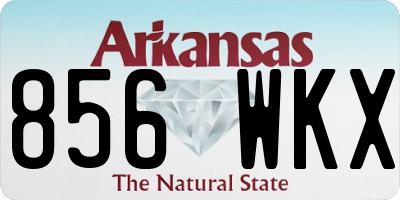 AR license plate 856WKX