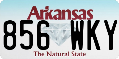 AR license plate 856WKY
