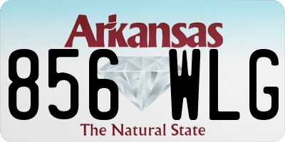AR license plate 856WLG