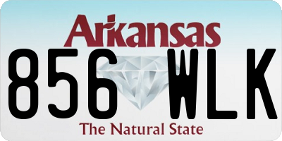 AR license plate 856WLK