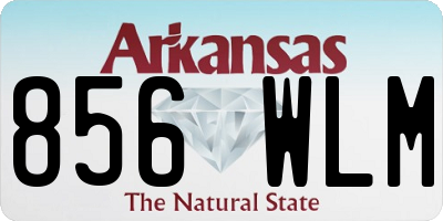 AR license plate 856WLM