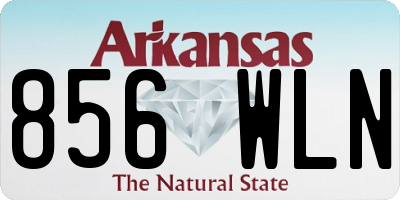 AR license plate 856WLN