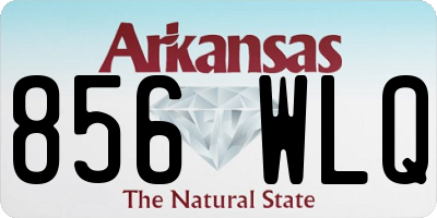 AR license plate 856WLQ