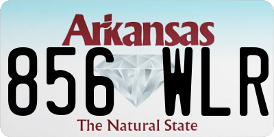 AR license plate 856WLR