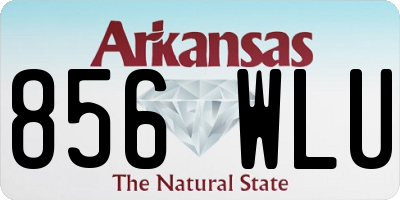 AR license plate 856WLU