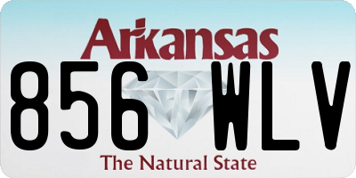 AR license plate 856WLV