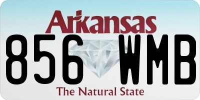 AR license plate 856WMB