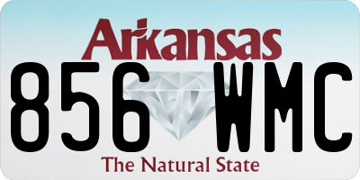 AR license plate 856WMC