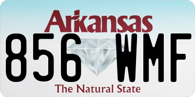 AR license plate 856WMF