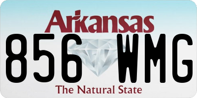 AR license plate 856WMG