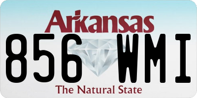 AR license plate 856WMI