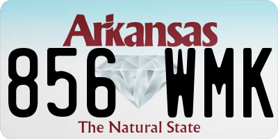 AR license plate 856WMK