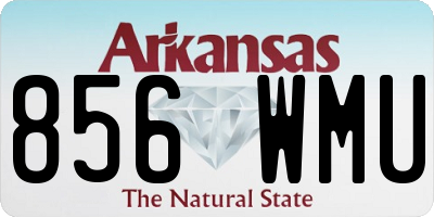 AR license plate 856WMU