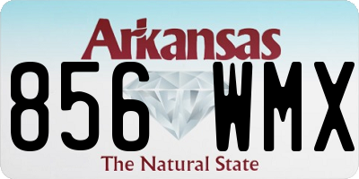 AR license plate 856WMX