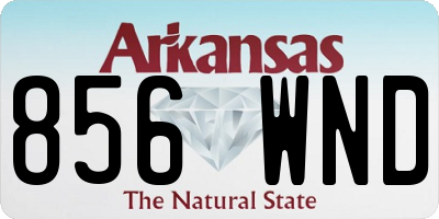 AR license plate 856WND