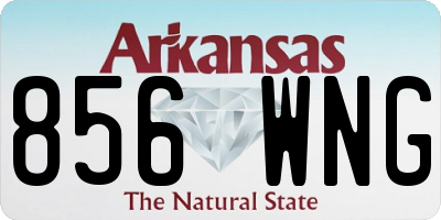 AR license plate 856WNG