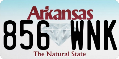 AR license plate 856WNK