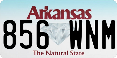 AR license plate 856WNM